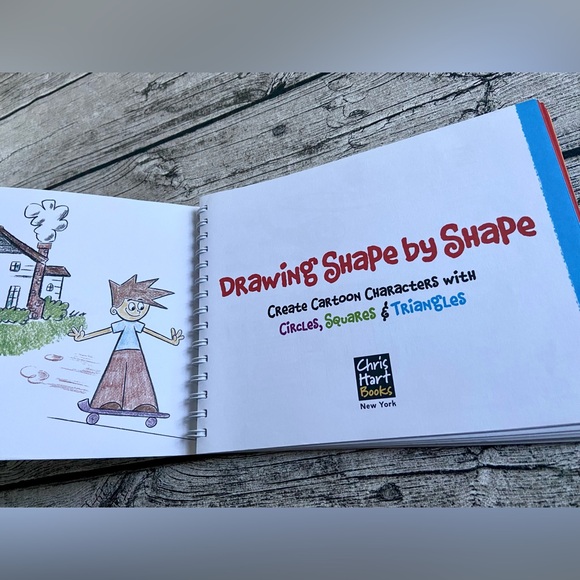 NWT. Drawing Shape by Shape Guide book for kids. Learn how to draw with shapes - Picture 13 of 14